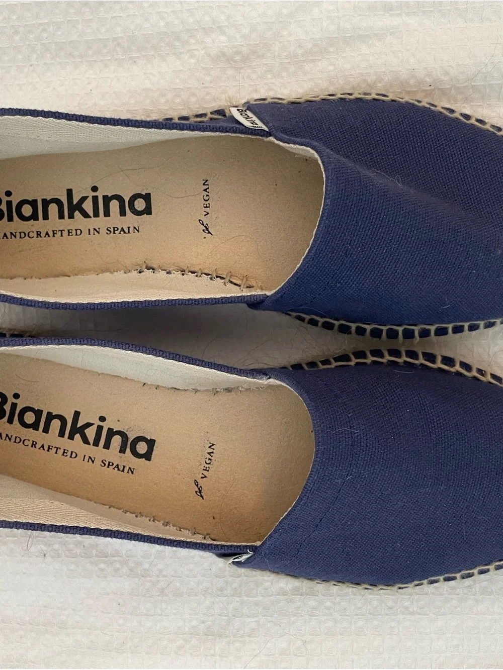 Classic Women's Navy Espadrille Slip-Ons